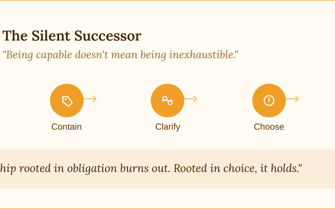 When Competence Becomes Your Only Option